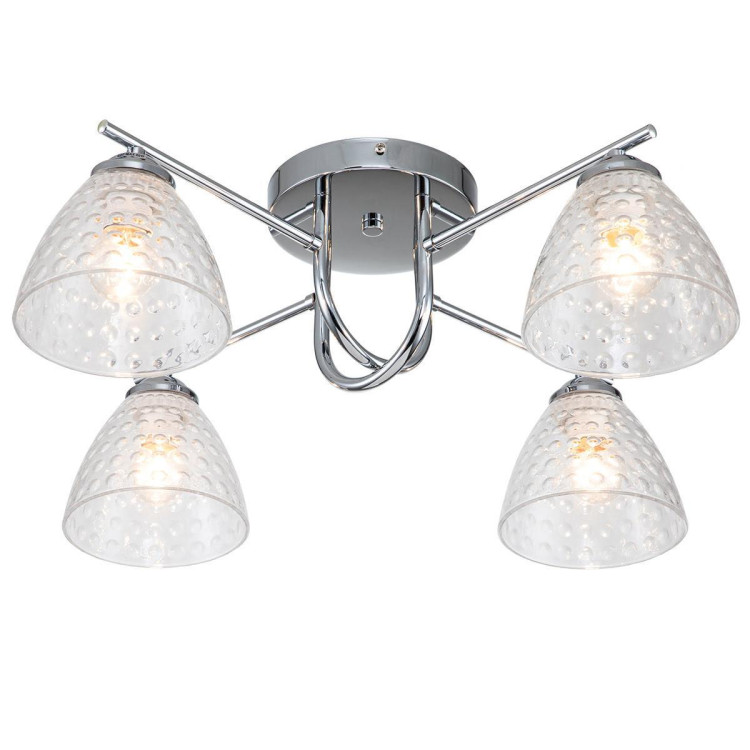 Потолочная люстра Escada Adonis 659/4PL Chrome Потолочная люстра Escada Adonis 659/4PL Chrome