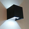 Уличный настенный светодиодный светильник Kink Light Куб 08585,19(4000K)