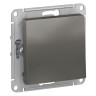Переключатель одноклавишный Schneider Electric Atlas Design сталь