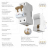 Дифференциальный автомат 1P+N  40 A 30 mA 6 kA C A W922P164