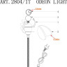 Настольная лампа Odeon Light Ape 2804/1T