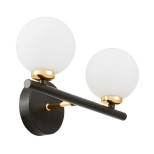 Бра Lumina Deco Marsiada LDW 6033-2 BK+F.GD Бра Lumina Deco Marsiada LDW 6033-2 BK+F.GD