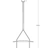 Подвесной светильник Maytoni MOD280PL-L30B3K