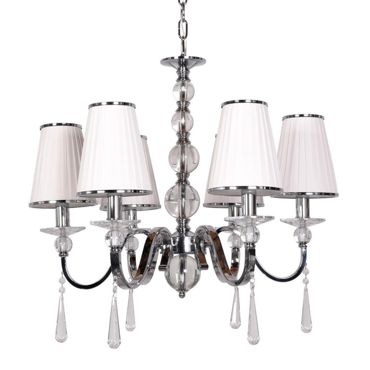 Подвесная люстра Lumina Deco Federrica LDP 1158-6 WT Подвесная люстра Lumina Deco Federrica LDP 1158-6 WT