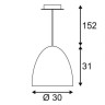 Подвесной светильник SLV Para Cone 30 133060 Подвесной светильник SLV Para Cone 30 133060