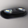 370841 SPOT NT22 516 черный Светильник встраиваемый IP20 GU10 2*50W 220V CLOUD
