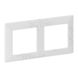 Рамка Legrand Valena Life на 2 поста, эл грей 754122