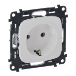 Розетка силовая Legrand Valena Allure 2K+3 жемчуг 753021+755209