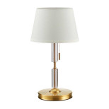 4894/1T MODERN ODL_EX22 207 бронзовый/белый/абажур ткань Настольная лампа E27 1*60W LONDON