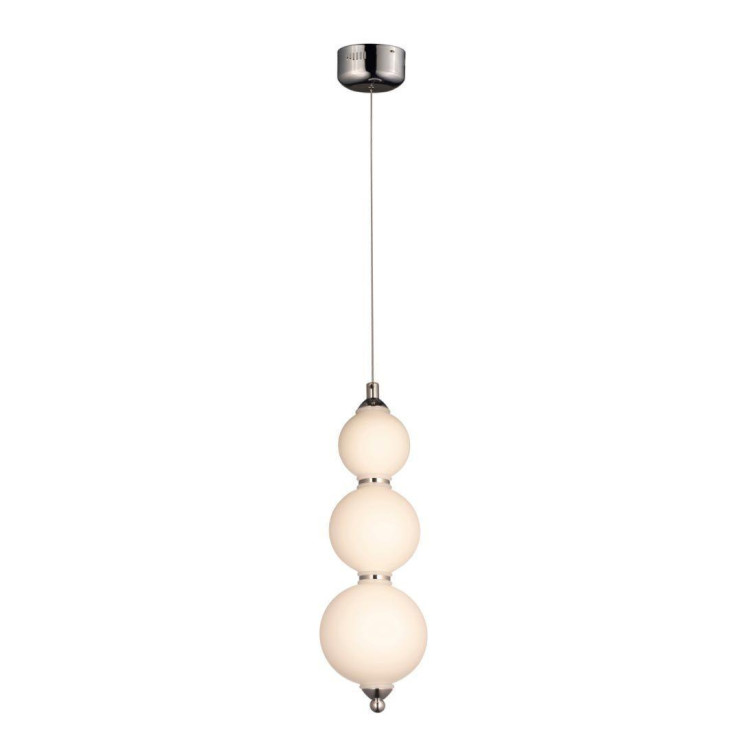 Подвесной светодиодный светильник Lumina Deco Snowman LDP 6834-1 WT+CHR