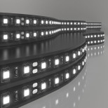 Светодиодная лента 120 Led 9,6 Вт IP20, 4200K дневной белый, 5 м 2835 24V 120Led 9,6W IP20 Black