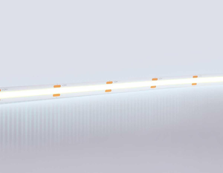 Светодиодная лента Ambrella Light GS4753 COB 528Led/14W m/ 24V IP20 6500K/ 5m*10mm*2mm (2 конт.) GS4753