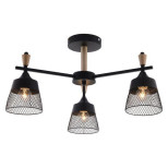 Потолочная люстра Seven Fires Olban SF3389/3C-BK-WD Потолочная люстра Seven Fires Olban SF3389/3C-BK-WD