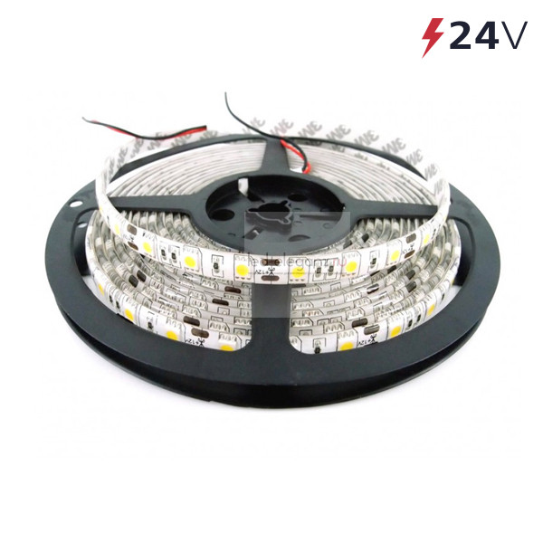 Светодиодная лента Eleganz 5050 60led 14.4 Вт 24V - Теплый 3000К