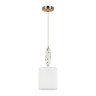 5423/1 MODERN ODL_EX24 43 золотой/молочный/белый/металл/керамика/ткань Подвес E14 1*40W POLLEN