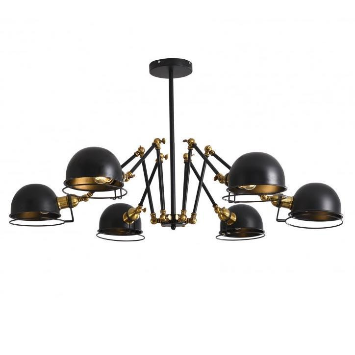 Подвесная люстра Lumina Deco Valmonti LDP D015-6 BK Подвесная люстра Lumina Deco Valmonti LDP D015-6 BK