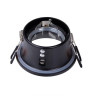 A2869PL-1BK Светильник потолочный встраиваемый HELM для MR16 Ø85x44мм черный IP44 монтаж Ø80мм