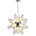 Подвесная люстра Lumina Deco Feretta LDP 1139-18 WT+CL Подвесная люстра Lumina Deco Feretta LDP 1139-18 WT+CL