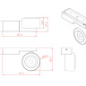 Потолочный светильник Technical C062CL-L12W4K