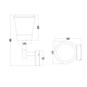 Настенный светильник (бра) Outdoor O039WL-01B