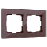 Рамка Werkel Favorit на 2 поста мокко WL01-Frame-02 4690389063756