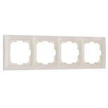 Рамка Werkel Snabb Basic на 4 поста слоновая кость WL03-Frame-04 4690389098765
