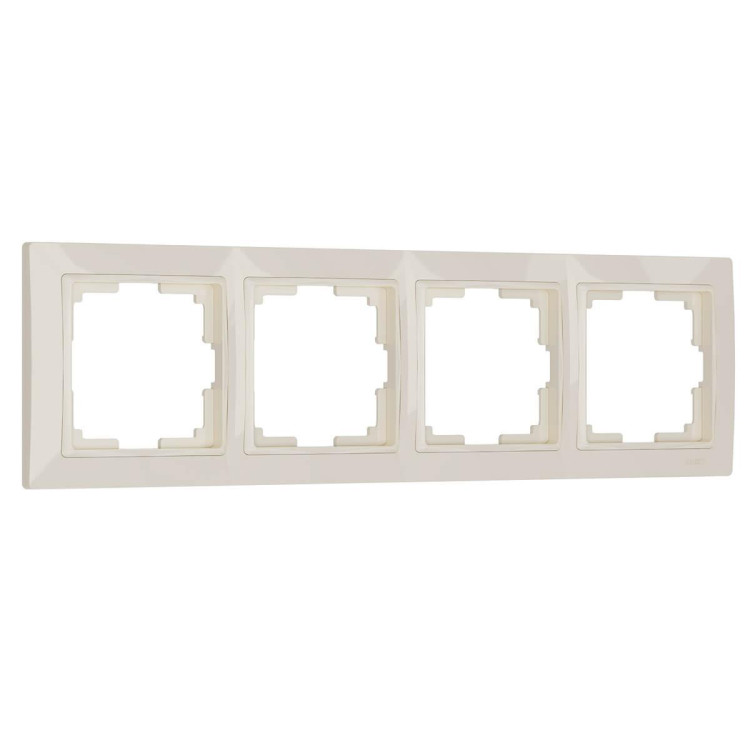 Рамка Werkel Snabb Basic на 4 поста слоновая кость WL03-Frame-04 4690389098765