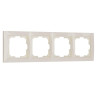 Рамка Werkel Snabb Basic на 4 поста слоновая кость WL03-Frame-04 4690389098765