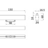 Трековый светильник Technical TR012-2-7W4K-B