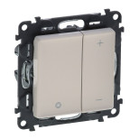 Светорегулятор Legrand Valena Life кнопочный 400 Вт, слоновая кость 752562