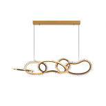 Подвесная светодиодная люстра Kink Light Сена Кристалл 07607-5AL,36 Подвесная светодиодная люстра Kink Light Сена Кристалл 07607-5AL,36