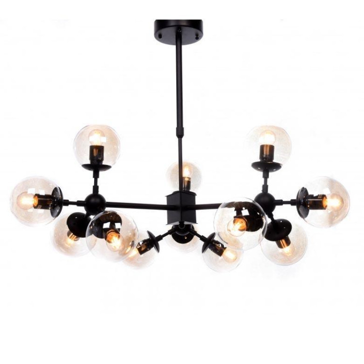 Подвесная люстра Lumina Deco Zodiak LDP 160-12 BK Подвесная люстра Lumina Deco Zodiak LDP 160-12 BK