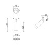 Трековый светильник Technical TR019-2-7W4K-W