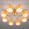 Потолочная люстра Eurosvet 60070/8 перламутровое золото