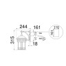 Настенный светильник (бра) Outdoor O031WL-01BR