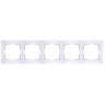 Рамка Werkel Snabb Basic на 5 постов белый WL03-Frame-04 4690389098796