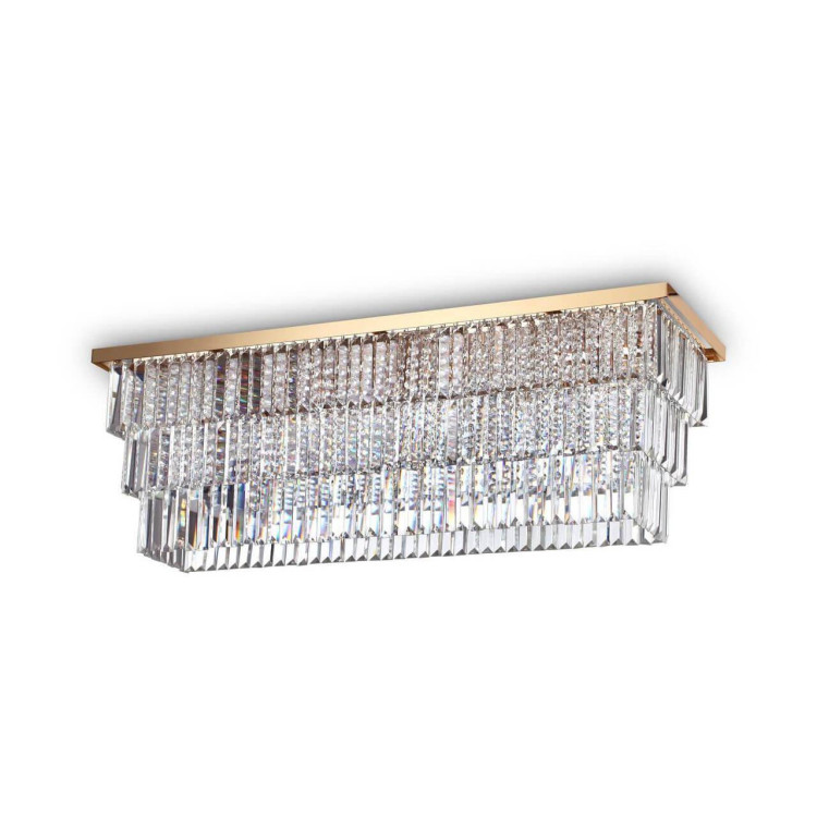 Потолочная люстра Ideal Lux Martinez PL8 Oro 213569 Потолочная люстра Ideal Lux Martinez PL8 Oro 213569