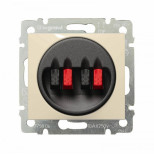 Розетка для колонок Legrand Valena Classic двойная, слоновая кость 774324