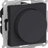 Светорегулятор поворотно-нажимной Schneider Electric Atlas Design 315 Вт, карбон