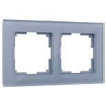 Рамка Werkel Favorit на 2 поста серый WL01-Frame-02 4690389061264