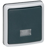 Переключатель одноклавишный Legrand Plexo IP66 с подсветкой 090480
