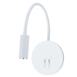 A8231AP-1WH Светильник настенный ELECTRA 3x6Вт 550Lm 3000K Ø14 белый IP20