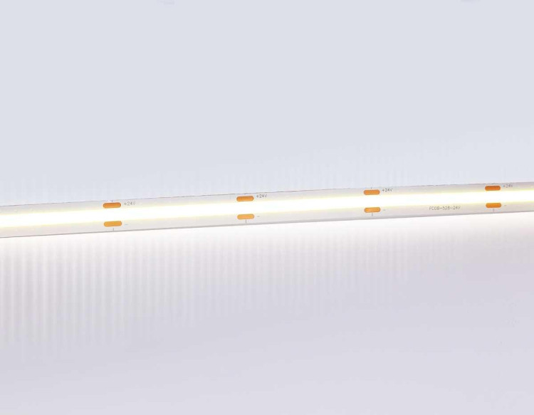 Светодиодная лента Ambrella Light GS4752 COB 528Led/14W m/ 24V IP20 4500K/ 5m*10mm*2mm (2 конт.) GS4752