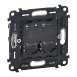 Розетка двойная RJ-45 Legrand Valena In'Matic кат. 5e UTP 753041