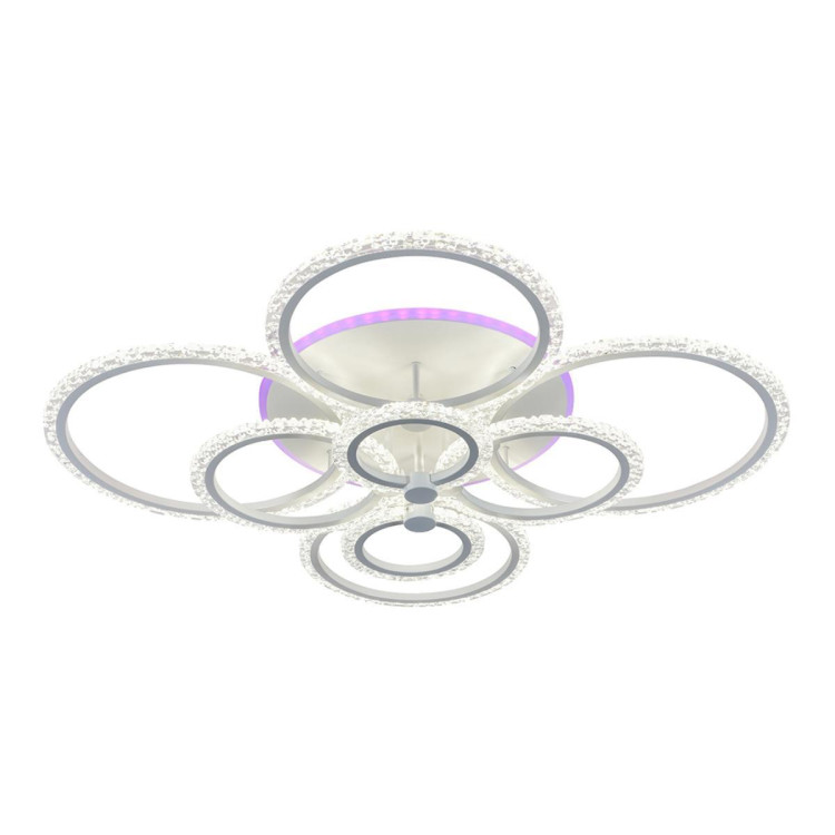 Потолочная светодиодная люстра Profit Light 18027/8 WHT