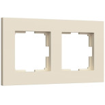 Рамка на 2 поста Werkel Slab айвори матовый W0022962 4690389193392