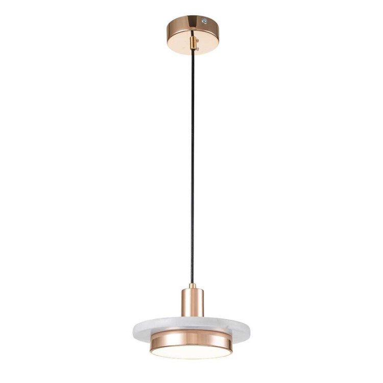 Подвесной светильник Escada 10260/1 LED*12W Gold/White marble