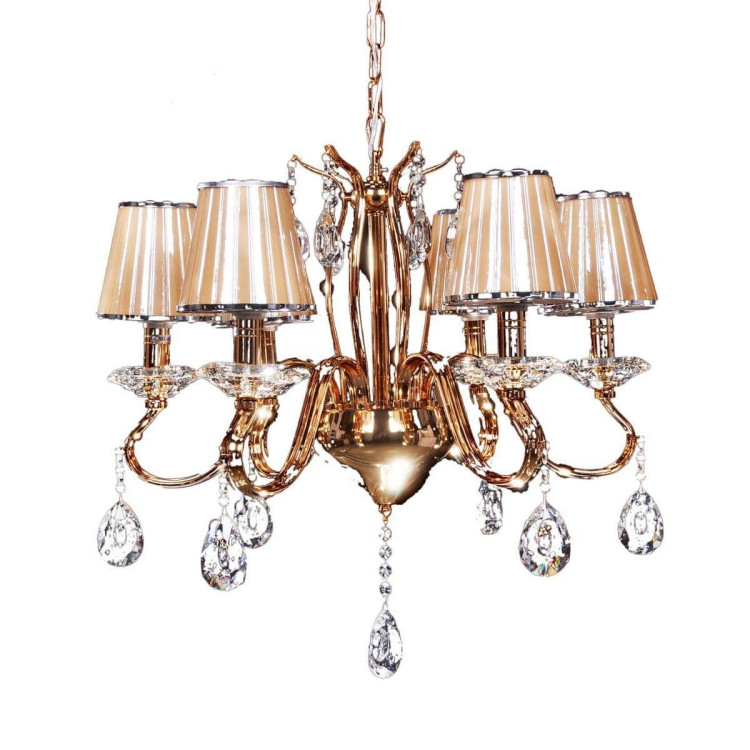 Подвесная люстра Lumina Deco Finezzia LDP 9267-6 GD Подвесная люстра Lumina Deco Finezzia LDP 9267-6 GD