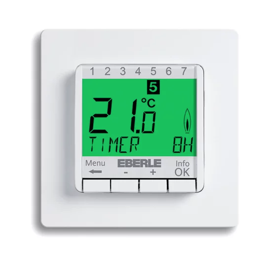 Терморегулятор Eberle FIT 3F, зеленая подсветка