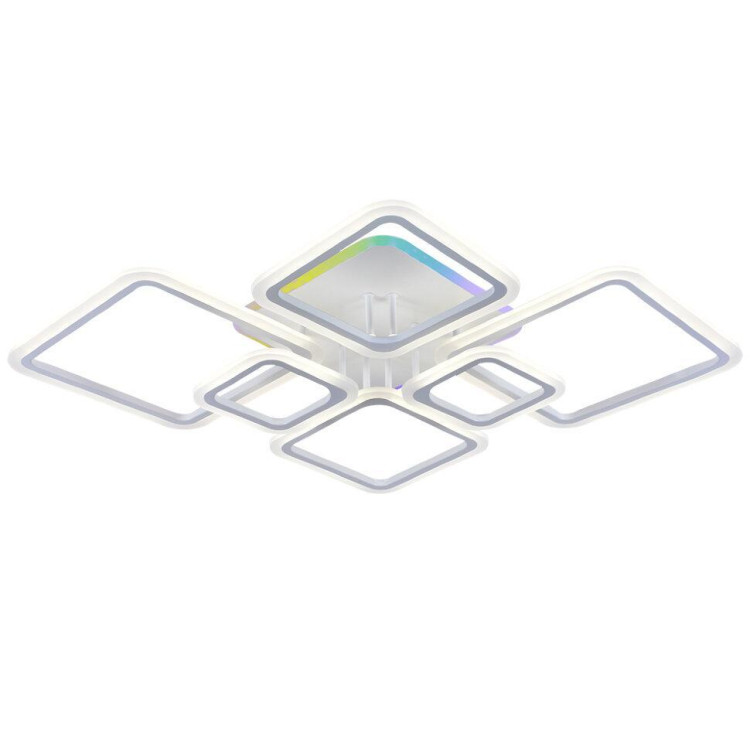 Потолочная светодиодная люстра Seven Fires Makena SF5009/7C-WT-RGB Потолочная светодиодная люстра Seven Fires Makena SF5009/7C-WT-RGB